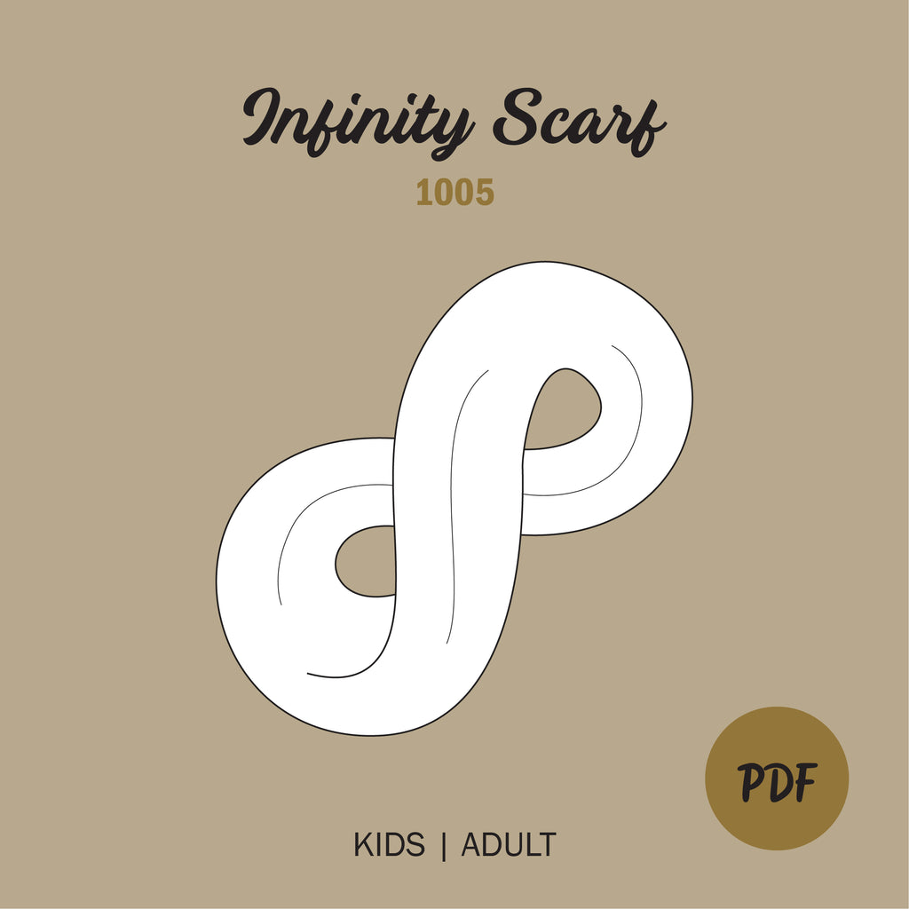 Infinity Scarf - Sewing Pattern PDF