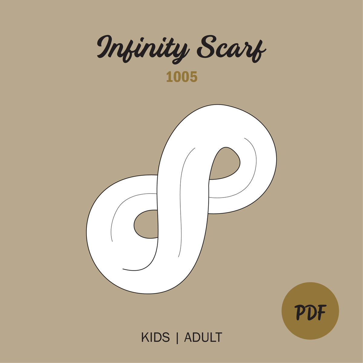 Infinity Scarf - Sewing Pattern PDF – Frydefull