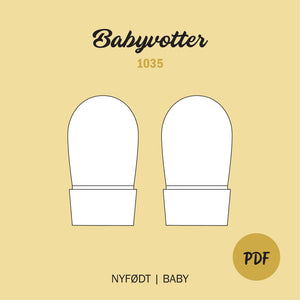 Babyvotter - Symønster PDF