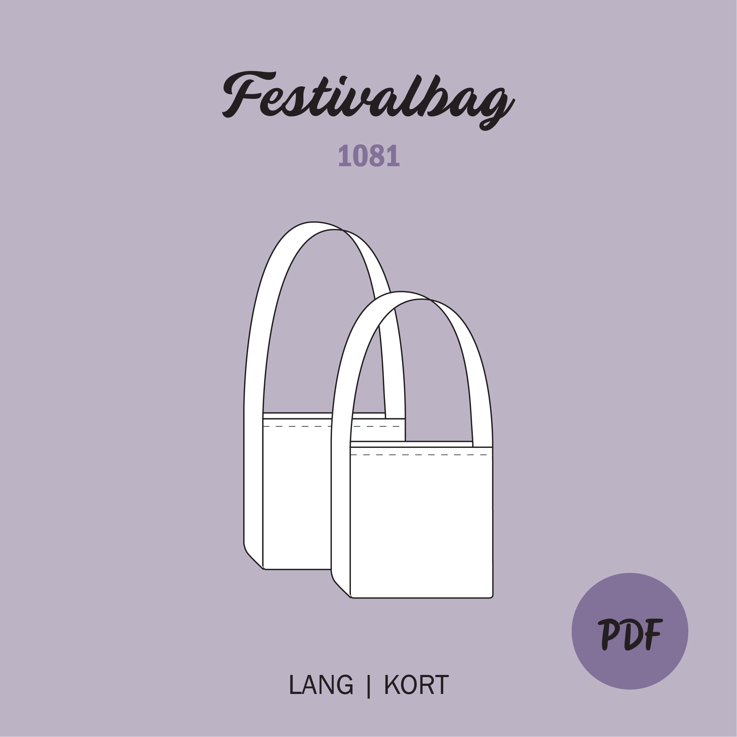 Festivalbag - Symønster PDF