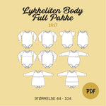Lykkeliten Body Full Pakke - Symønster PDF